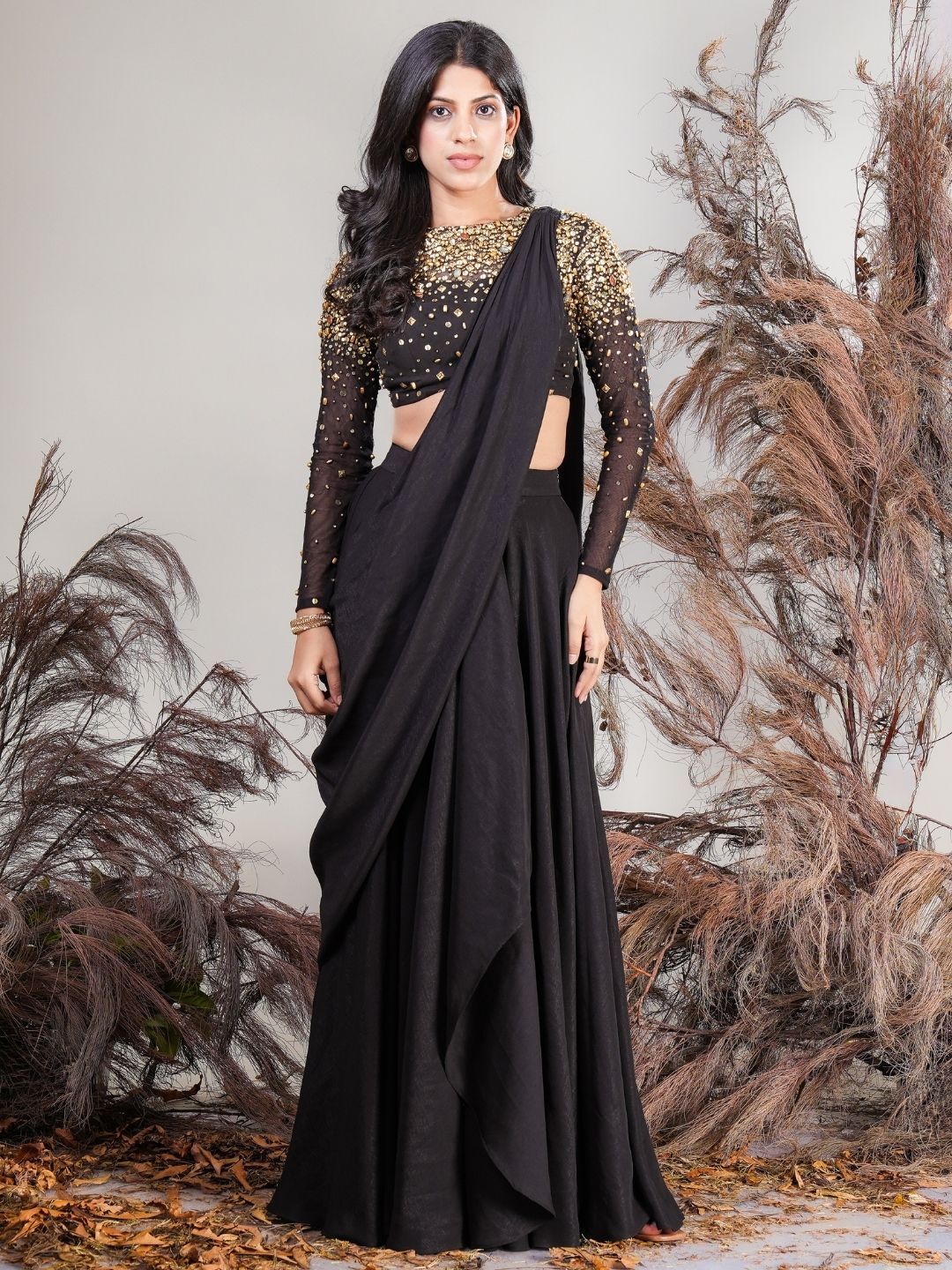 3GUSBWLb_3414e21c06d24574b73ab380a52fa50d.jpg Ready to Wear Lehenga - Image 1