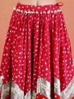Printed Gotta Patti Ready to Wear Lehenga With Choli - Image 3