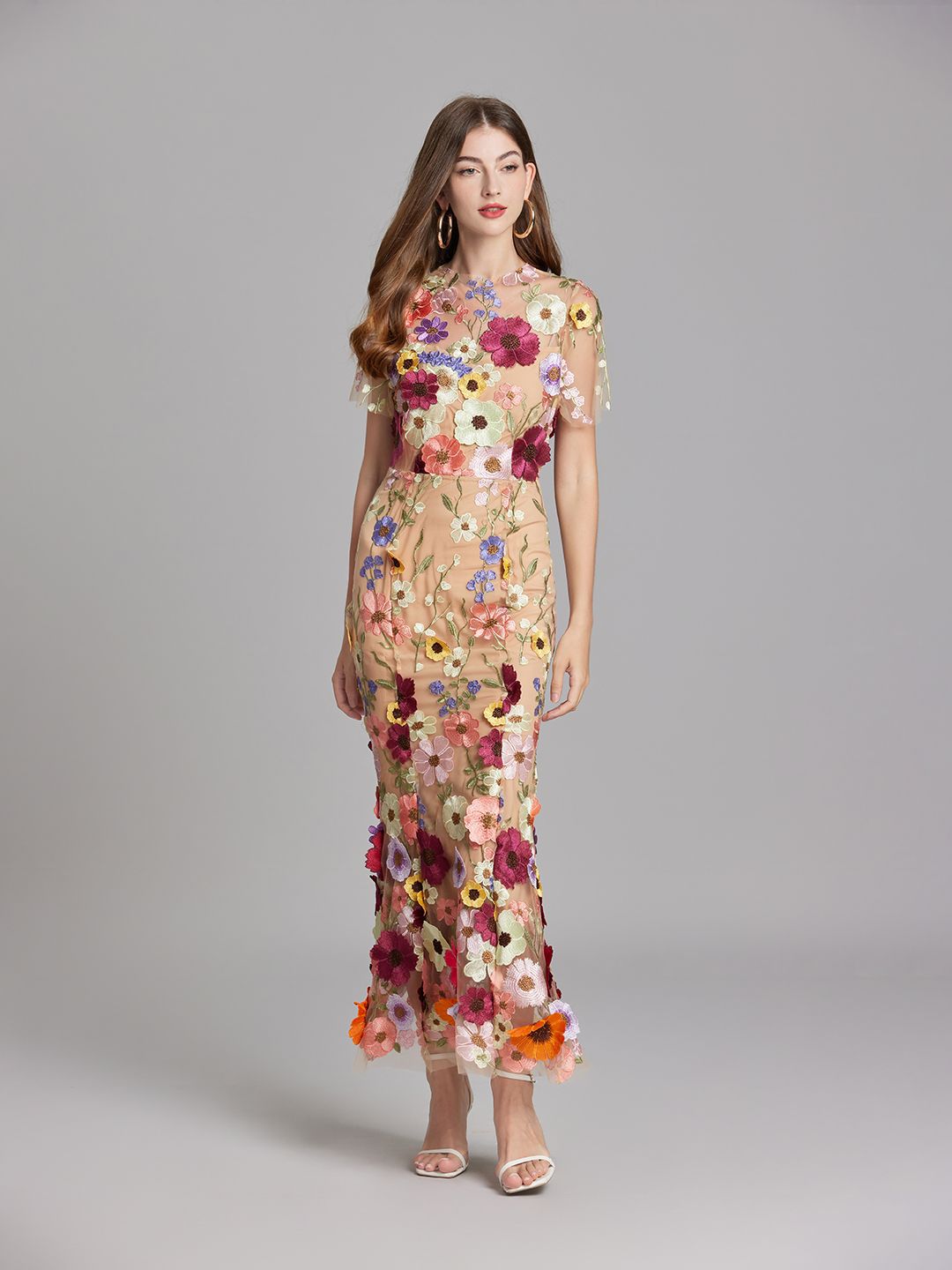 6ipjrdfT_c69e3e1aa6c34318be1d3b5b8b73f589.jpg Floral Print Maxi Dress - Image 1