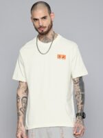 Printed Drop-Shoulder Sleeves T-shirt