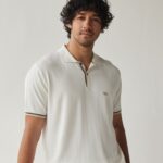 Polo Collar Cotton T-shirt